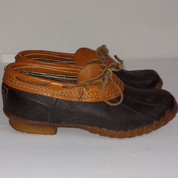 L.L. Bean Maine Hunting Shoes Duck Bean Boots Sz 7 - Picture 1 of 9